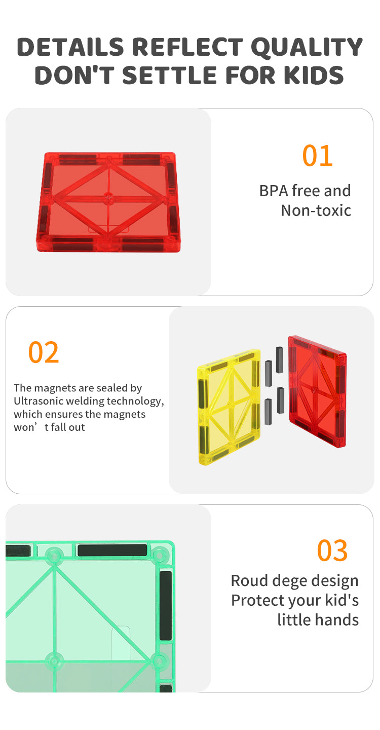 Bloques Magnéticos de 42 Piezas