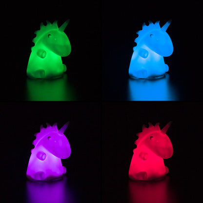 Pack de lamparas LED de unicornio y dinosaurio